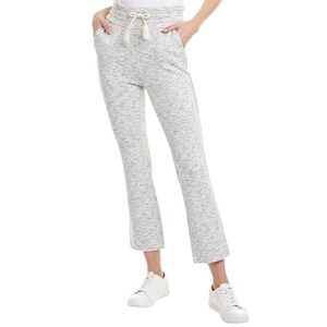 Free People Movement Wild Side Flare Sweatpants Cropped High Rise Heather Gray S